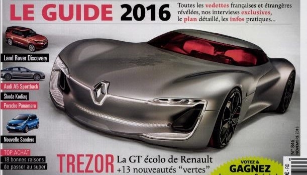 Mondial de Paris 2016 : Renault annonce le concept TreZor... déjà en fuite !