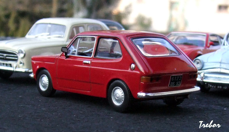 NYLINT METAL BRONCO POLICE CAR fiat 127 top
