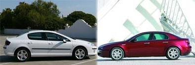 Alfa Romeo 159 VS Peugeot 407, le derbi