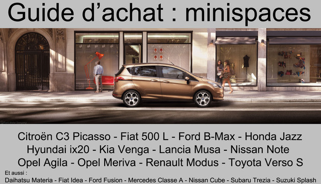 Guide d'achat : minispaces