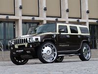 Hummer H2 Latte Maciatto par Geiger Cars : rouleau kompressor