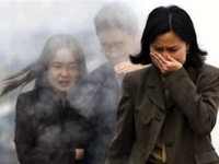 A Pékin, la pollution de l'air atteint actuellement des seuils jugés dangereux