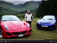 Evo : Lexus LFA contre Ferrari 599 GTO dans les montagnes écossaises