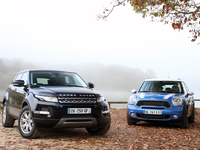 Comparatif Mini Countryman - Land Rover Range Rover Evoque : coup de coeur assuré