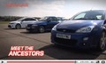 La nouvelle Ford Focus RS contre ses ancêtres Focus RS et Escort RS Cosworth [vidéo]