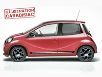 Une Renault Twingo quatre portes en 2014