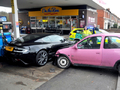Aston Martin DBS vs Opel Corsa tuning : double KO