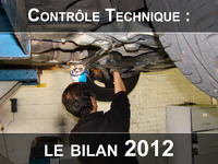 Bilan du Contrôle Technique 2012 : un léger mieux