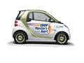 La Smart Fortwo electric drive, pace car des ERDF Masters Kart ce week-end