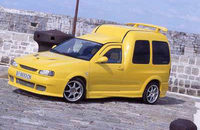 Une fourgonnette tuning 