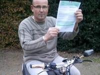 Un scooter 50cc  flashé à 112 km/h