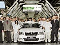 Fabrication de la 1 500 000 ème Skoda Octavia 2