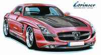 Future Mercedes SLS : Lorinser la rhabille déjà (sur papier)