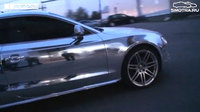 [Vidéo] Encore mieux que l’Audi R8 chromée : le coupé S5 chromé