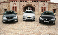 Comparatif Chevrolet Cruze - Seat Exéo - Skoda Octavia : 3 familiales au prix de compactes