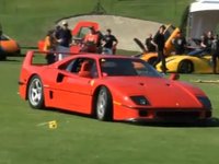 [Vidéo] Un Green de golf bien tondu, une Ferrari F40 et un conducteur un peu taquin