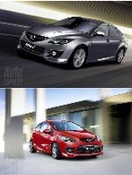 Mazda 2 & 6 MPS en approche