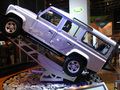 Le stand Land Rover au salon de Paris