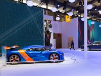 Salon de Shanghai 2013 - L'Alpine A110-50 exposée sur le stand Renault