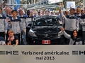 Des Toyota Yaris "made in France" exportées en Amérique du Nord