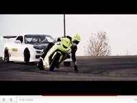 Drift Contest : Mazda RX7 FD vs... Kawasaki ZX-10