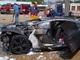 Une Lamborghini Gallardo prend feu à l'arrêt