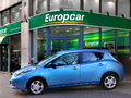Europcar propose des Nissan Leaf à la location courte durée