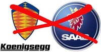 Koenigsegg ne rachetera pas Saab 