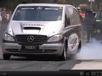 V8 10,4l Chevy et NOS : le Mercedes Vito le plus rapide du monde