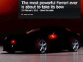 Salon de Genève 2012 - Ferrari tease sa nouvelle 620 GT en vidéo!