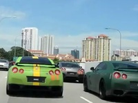[vidéo] Singapour envahie par des Nissan GTR