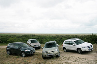 Ford Kuga - Nissan Qashqai - Renault Koleos - Volkswagen Tiguan : les ennemis jurés du Rav 4