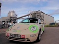 Une Volkswagen New Beetle qui marche avec un carburant un peu...particulier !
