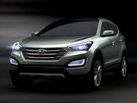 Salon de New York: le Hyundai Sante Fe en teasing