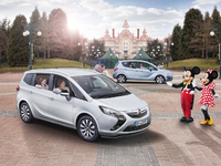 Opel Meriva et Zafira Tourer Disneyland Paris 