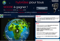 Vous pouvez participer au Concours vidéo Honda sur le thème "hybrides pour tous"