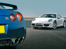 [vidéo] Porsche 911 Carrera S vs Nissan GT-R 2012, première Evo Track Battle par Tiff Needell 