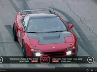 DragTimesInfo : Honda NSX Twin Turbo vs Porsche 911 Turbo S, mamy a un peu trop la pêche
