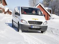 Le Mercedes Vito électrique testé en Suède