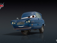 Cars 2 : une vieille Anglaise à trois roues et même un avion