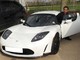 Florent Malouda en Tesla Roadster : même les joueurs de foot s'y mettent