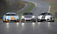 Les Porsche 997 GT2 9FF, Sportec et Techart se mesurent sur un circuit. Laquelle sera la plus rapide?
