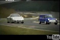 Vidéo : Le Nürburgring théâtre d'un magnifique tirage de bourre : Porsche VS Mini