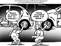 Le dessin du jour - Une lionne sort ses griffes
