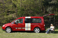 Volkswagen Caddy Maxi Tramper : le grand ludospace dédié au camping