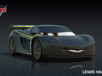 Cars 2 : avec une Jaguar Type E et...Lewis Hamilton !