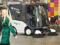Une nouvelle balayeuse de voirie 100% électrique utilisée en Europe