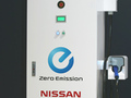 Nissan a développé une borne de recharge rapide électrique