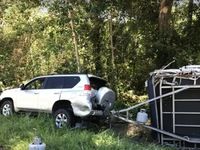 Crash : un conducteur endormi accroche la caravane d'un autre automobiliste