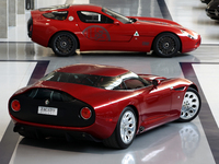 Officiel - Les 1ères photos de la Alfa Romeo TZ3 Stradale